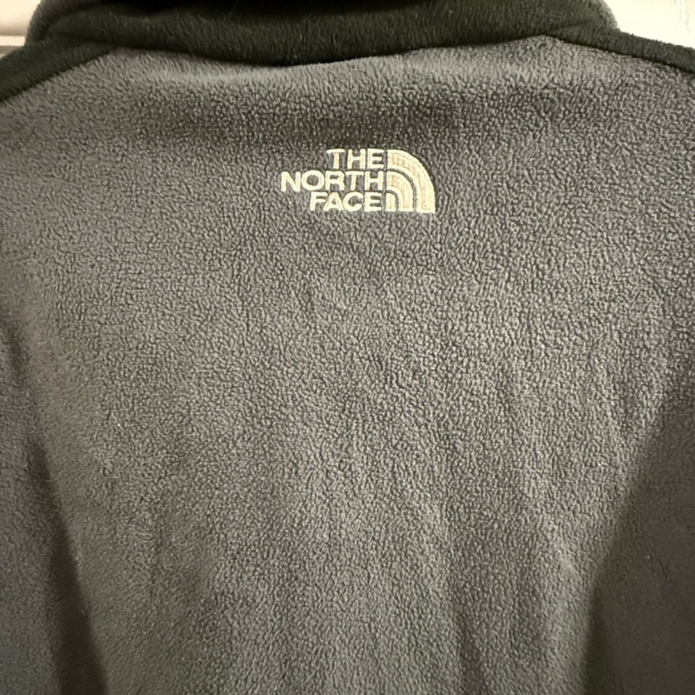The North Face Men's Black and Gray Fleece Jacket - 3X - Picture 3 of 4